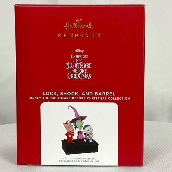 Hallmark Nightmare Before Christmas Ornaments Sandy Claws & Lock, Shock & Barrel - Picture 12 of 13